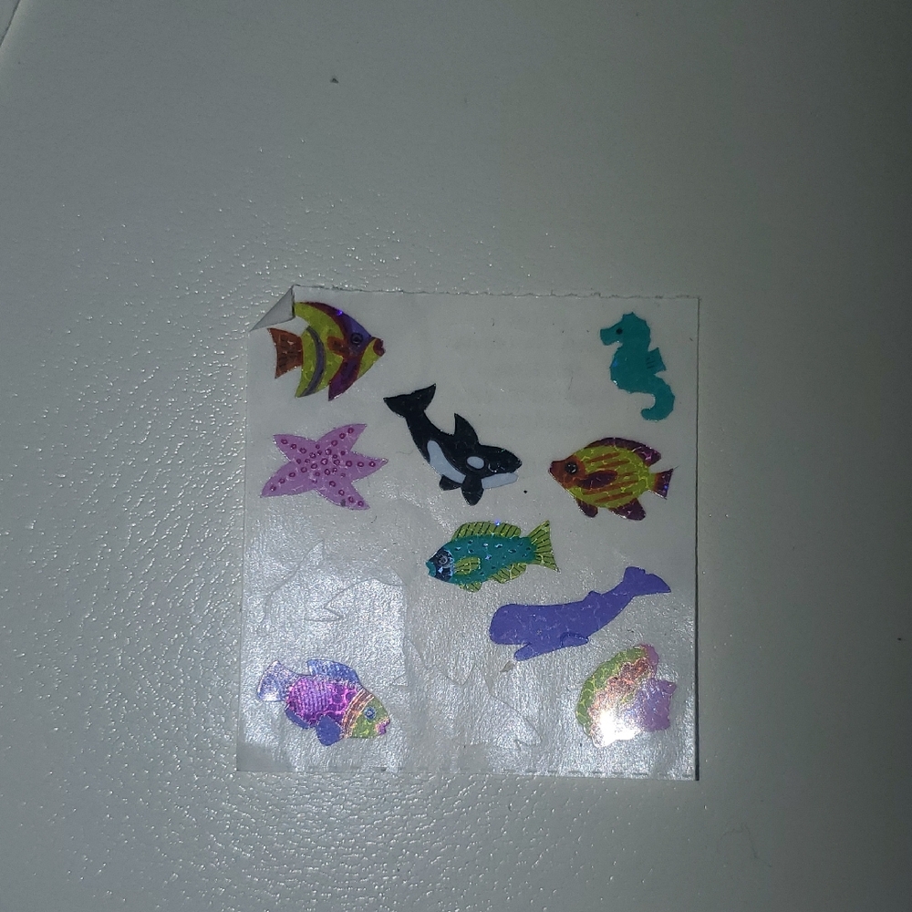 Assorted Ocean Fish Stickers - Multicolor (Unknown Brand)